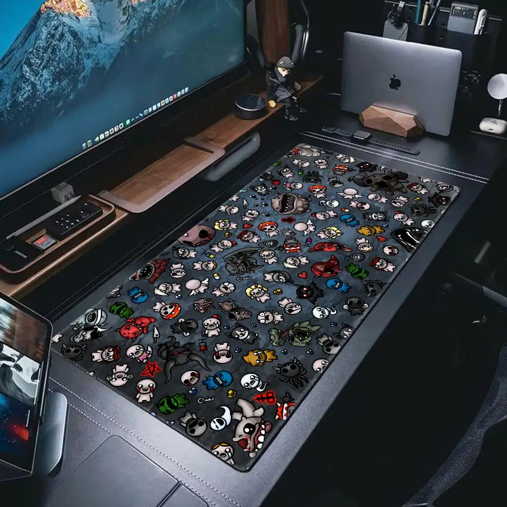 The Binding Of Isaac Mousepad Gamer Gaming Keyboard Pad Computer Accessories Deskmat Mouse Mats Rubber Mat Pc Cabinet Mausepad