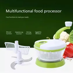 Manual Meat Grinder Hand Operated Food Processors Portable Multi-function Vegetable Cutter Garlic Chopper Mincer Mixer Blender