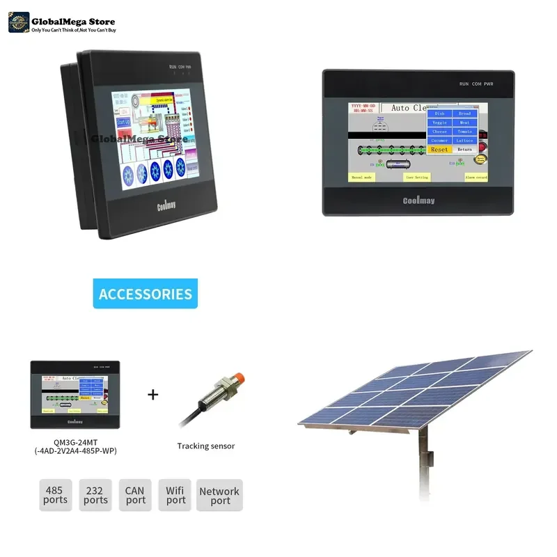 Dual Axis HMI Touch Panel PLC Integrated Automation Control System for Industrial Use