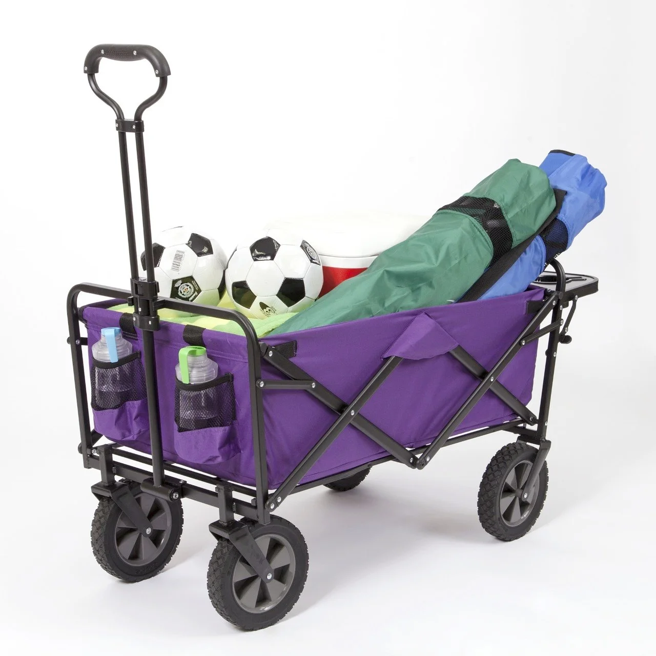 

Large Capacity Outdoor Foldable Door Camping Wagon Shopping Cart Hand Truck