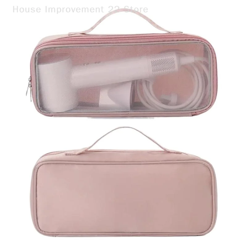 Hair Dryer Carrying Case Curling Iron Straightener Storage Case Clear Window Storage Bag Portable Travel Case Storage