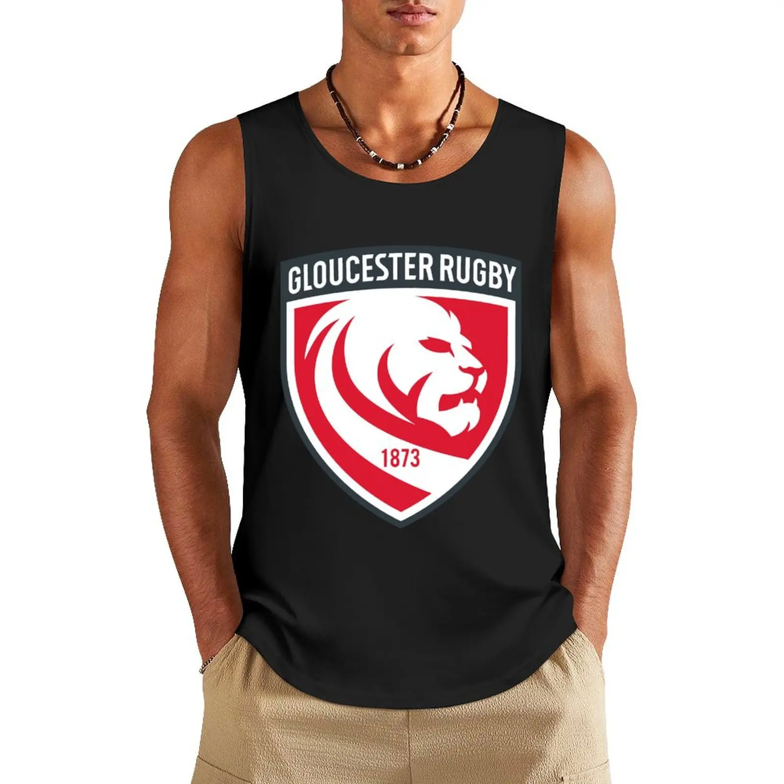 

gloucester rugby Tank Top men clothing t-shirt gym man