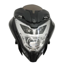 For BAJAJ Pulsar 150 200 Front Headlight Assembly PULSAR150 PULSAR200 LED Headlamp Motorcycle Black Red Blue Fairing