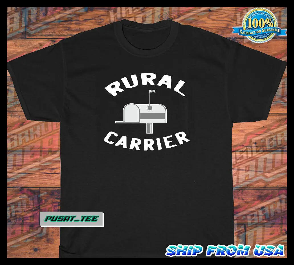 New Rural Carrier Postal Worker Mailman Delivery funny Mail T shirt Size S-5XL