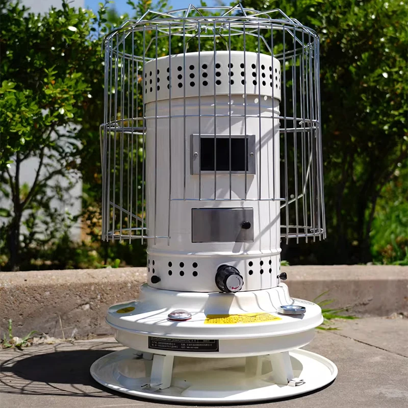 Portable Outdoor Heater for Camping/Greenhouses: Multi-Functional Fuel-Fired Heater Smoke-Free Heater 7L Capacity