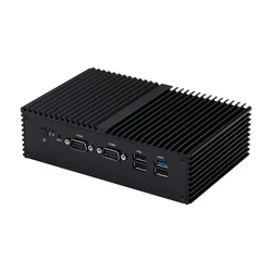 Fanless Mini Industrial PC CPU X7425E Quad Core TDP 12W 2 LAN 6 COM DDR5 NVME AutoStart Running 24/7 VGA PS/2 GPIO Options