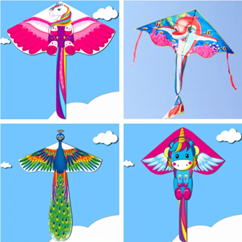 free shipping dragon kites flying toys for kids outdoor games children garden papalotes volantines fishing kite scarecapajaras