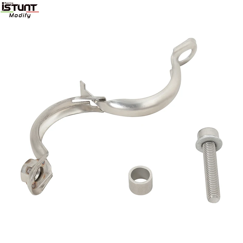 Slip For KTM DUKE125 250 390 RC390 2017 2018 2019 Motorcycle Clamp Single Head Resistant Hose Clip Fix the original exhaust pipe