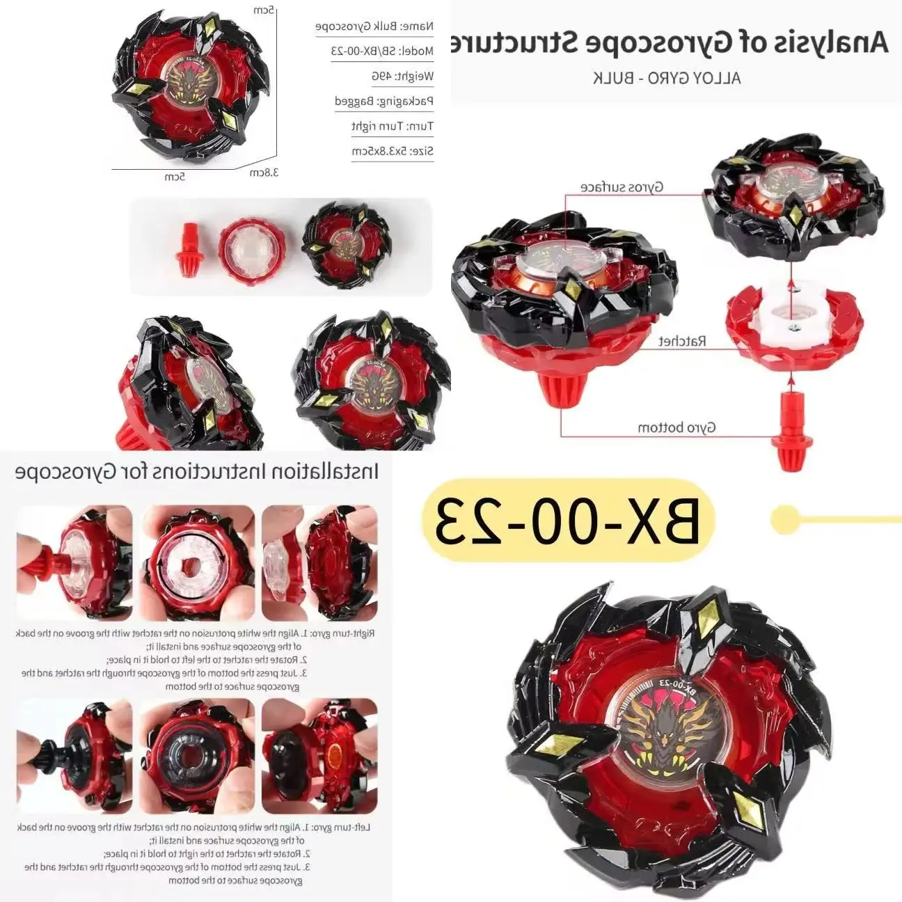 Titanium Vortex: Elite Dueling Spinner Set mit Precision Battle Gear