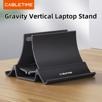 CABLETIME Vertical Laptop Stand Desktop Gravity Holder Notebook Support For MacBook Pro Air Surface HP Dell iPad Tablet Stand