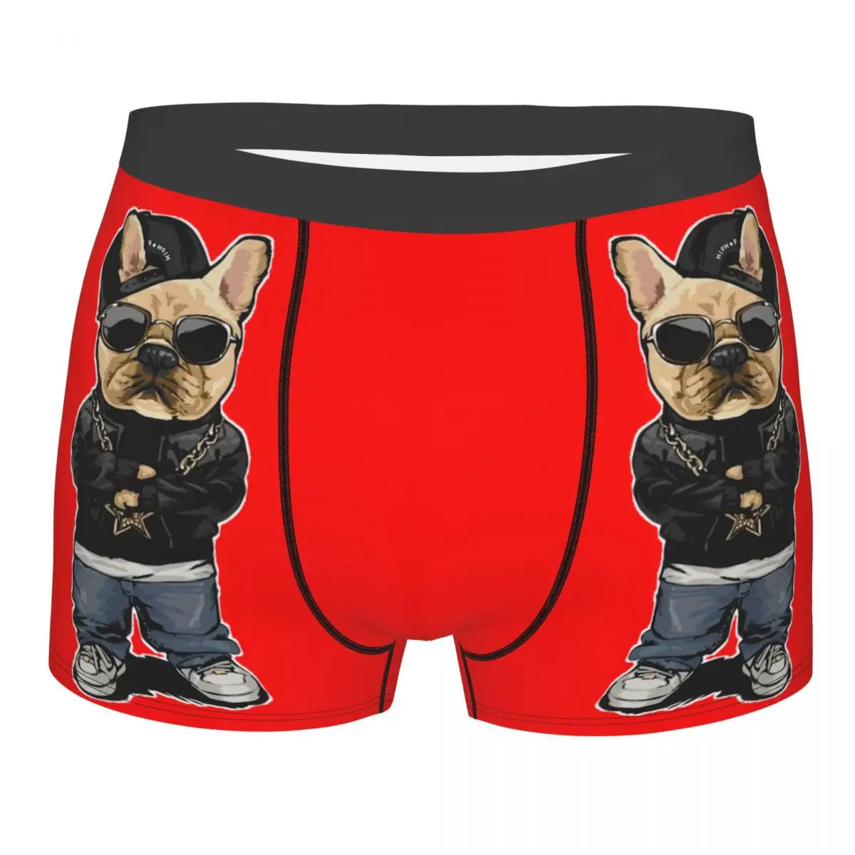 

Cute Pets Bulldog Man's Underpants Highly Breathable Top Quality Gift Idea