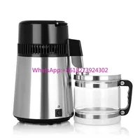 Azdent 750W 4L Water Distiller Purifier Water Glass Jug Stainless Steel Home Distilled Water Making Machine