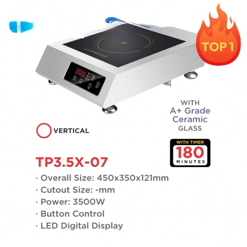 

High End European Style NANO Tempered Glass Dual Head Cooktop Household Kitchen Stove