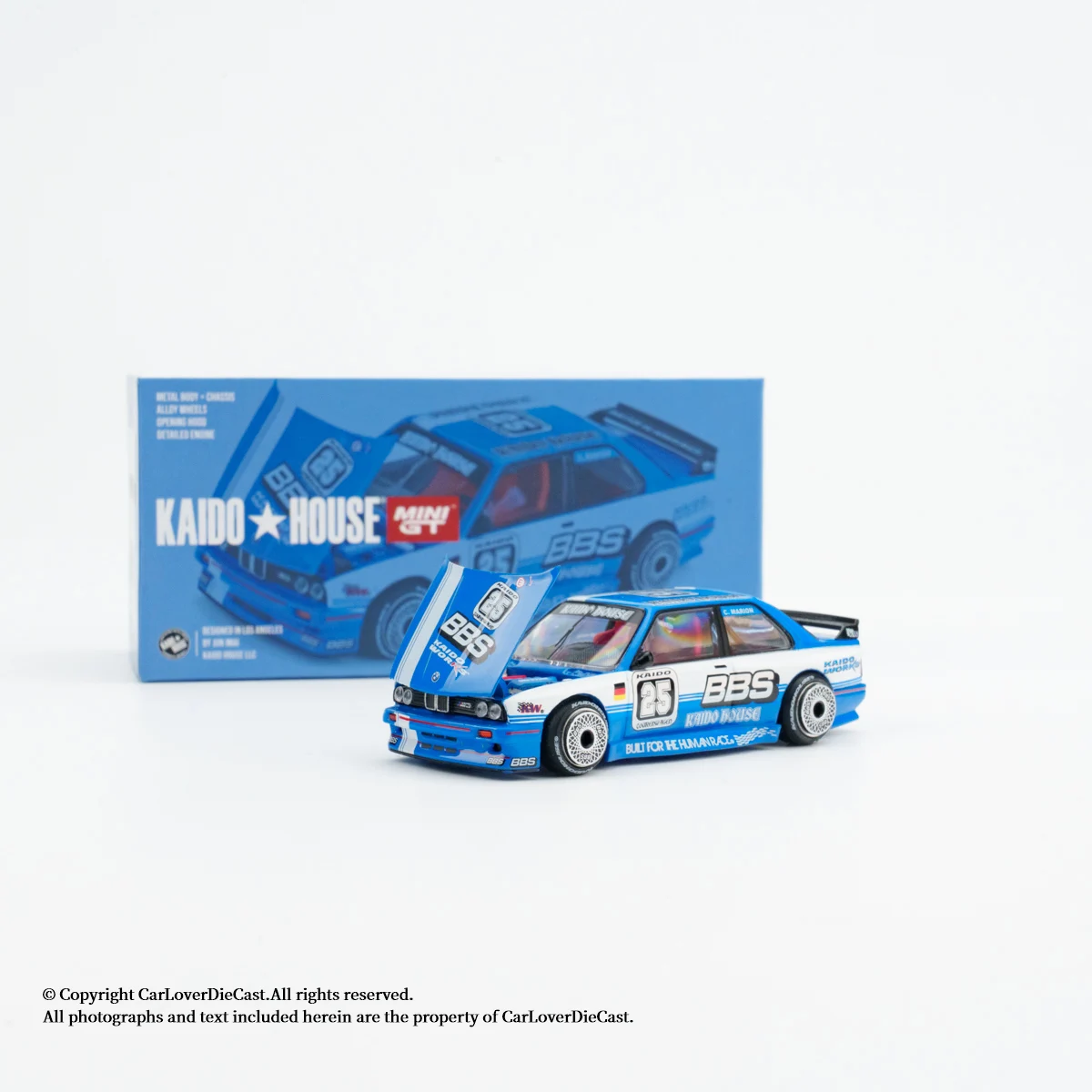 MINIGT + Kaido House 1:64 M3 Kaido Touring Champ V1 Carro Modelo Diecast