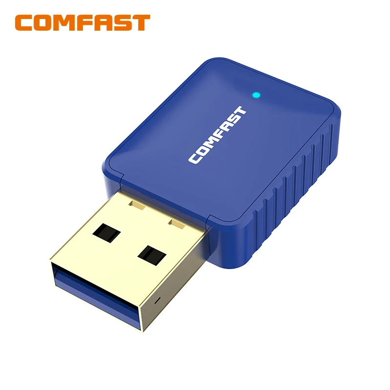 Comfast 650Mbps wifi 4 USB 2.0 Adapter Network Card Dual Band 2.4G/5.8G BT 4.2 Wireless Receiver Transmitter For Desktop Laptop