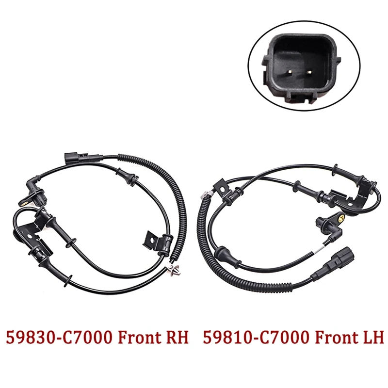 Front ABS Wheel Speed Sensor For Hyundai I20 2014 2015 2016 2017 2018 59830-C7000 59810-C7000 59830C7000 59810C7000