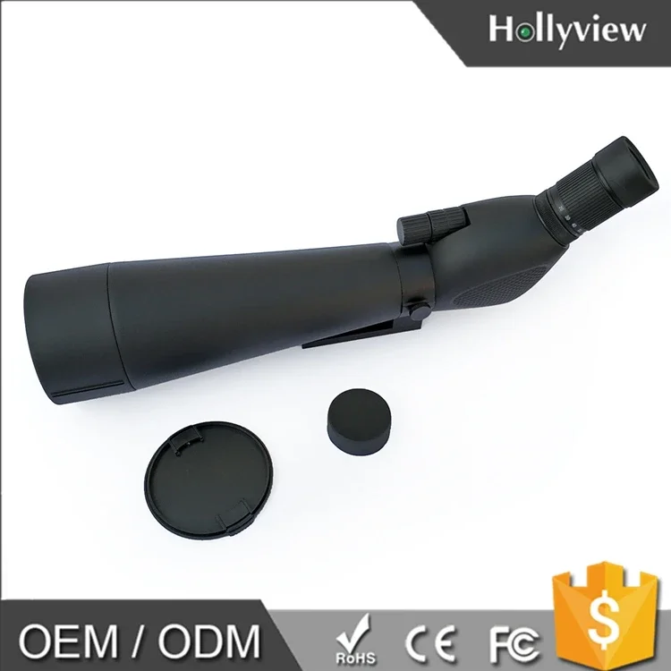 Factory Long Range Military Optics Waterproof Zoom 20-60x80 Spotting Scope with Travel Tripod