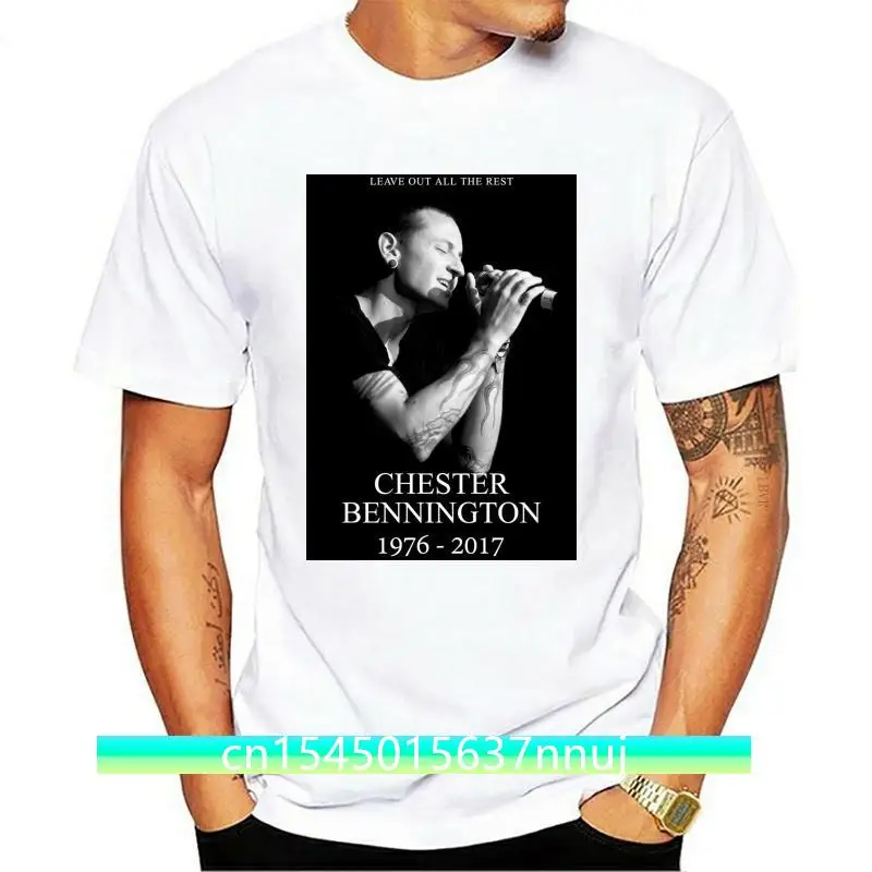 Camiseta de manga corta para hombre, ropa de descanso en paz, todas las tallas, Chester Bennington, novedad