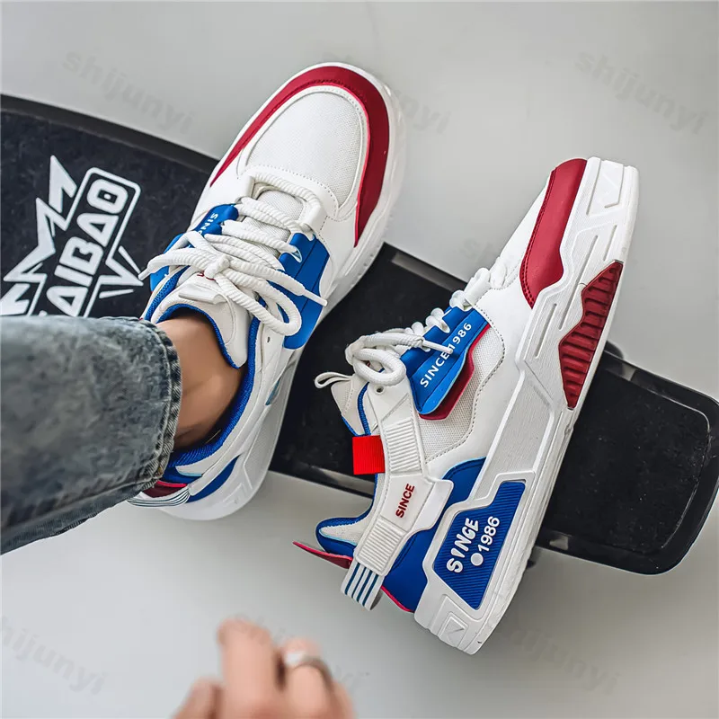 Men's Casual Shoes 2025 Spring Small White Non slip Shoes Mesh Breathable Fashion Trend Ourdoor Sports Leisure Platform sneakers