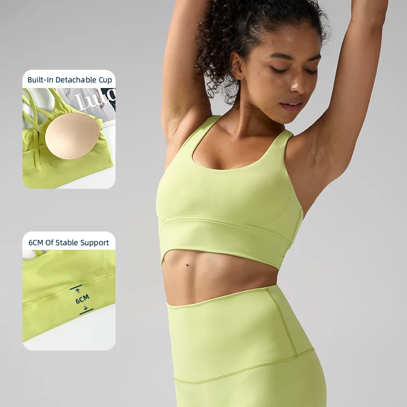 Einfarbig Frauen Frauen Fitness Yoga Bhs Rennen Zurück Sport Bhs Nylon Top Frauen Bh Sexy Atmungsaktive Unterwäsche Für Frauen Gym