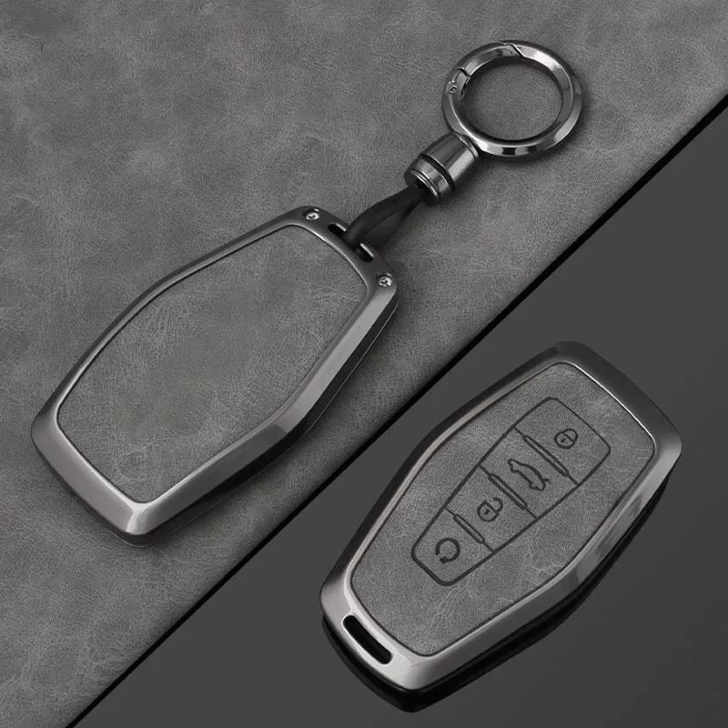 غطاء حافظة مفاتيح السيارة من سبائك الزنك لجيلي Coolray X6 Emgrand Global Hawk GX7 Atlas Boyue NL3 X7 EX7 Kulrey GT GC9 ملحق #4
