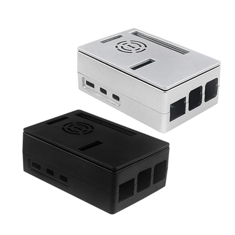 Caixa do gabinete com proteção resfriamento e redução calor para tampa da placa RPI 5