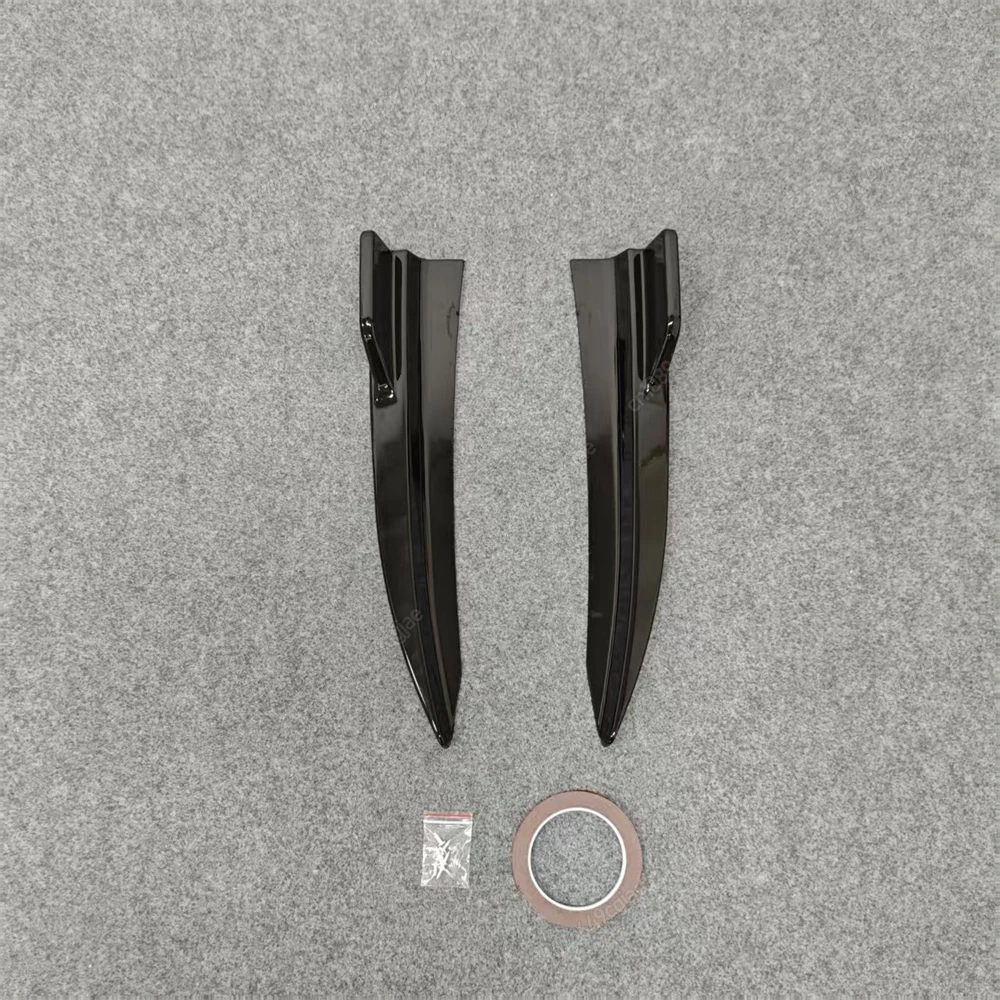Rear Bumper Diffuser Side Splitters For BMW 3 Series G20 G21 320i 325i 330i M-Sport 2019-2022 ABS Black / Carbon Look Body Kits view 5