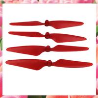 12Pcs For Hubsan H501S X4 RC Quadcopter Propellers Blades 2CW/2CCW, Red-ABJU