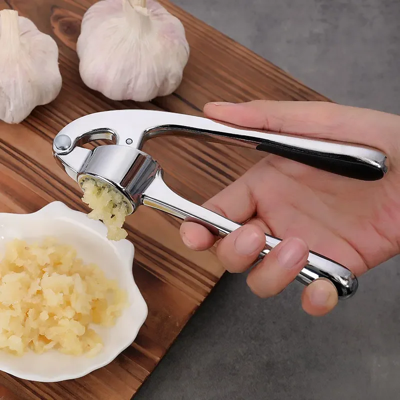 

Zinc Alloy Garlic Press Rocker Manual Presser Grinding Tool Kitchen Accessories Garlic Chopper Mincer Crusher Grain mill grinder