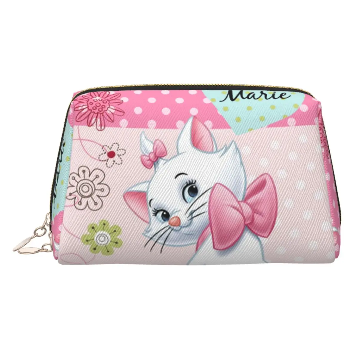 

Custom Marie Cartoon Cat Toiletry Bag Women Makeup Cosmetic Organizer Lady Beauty Storage Dopp Kit Case