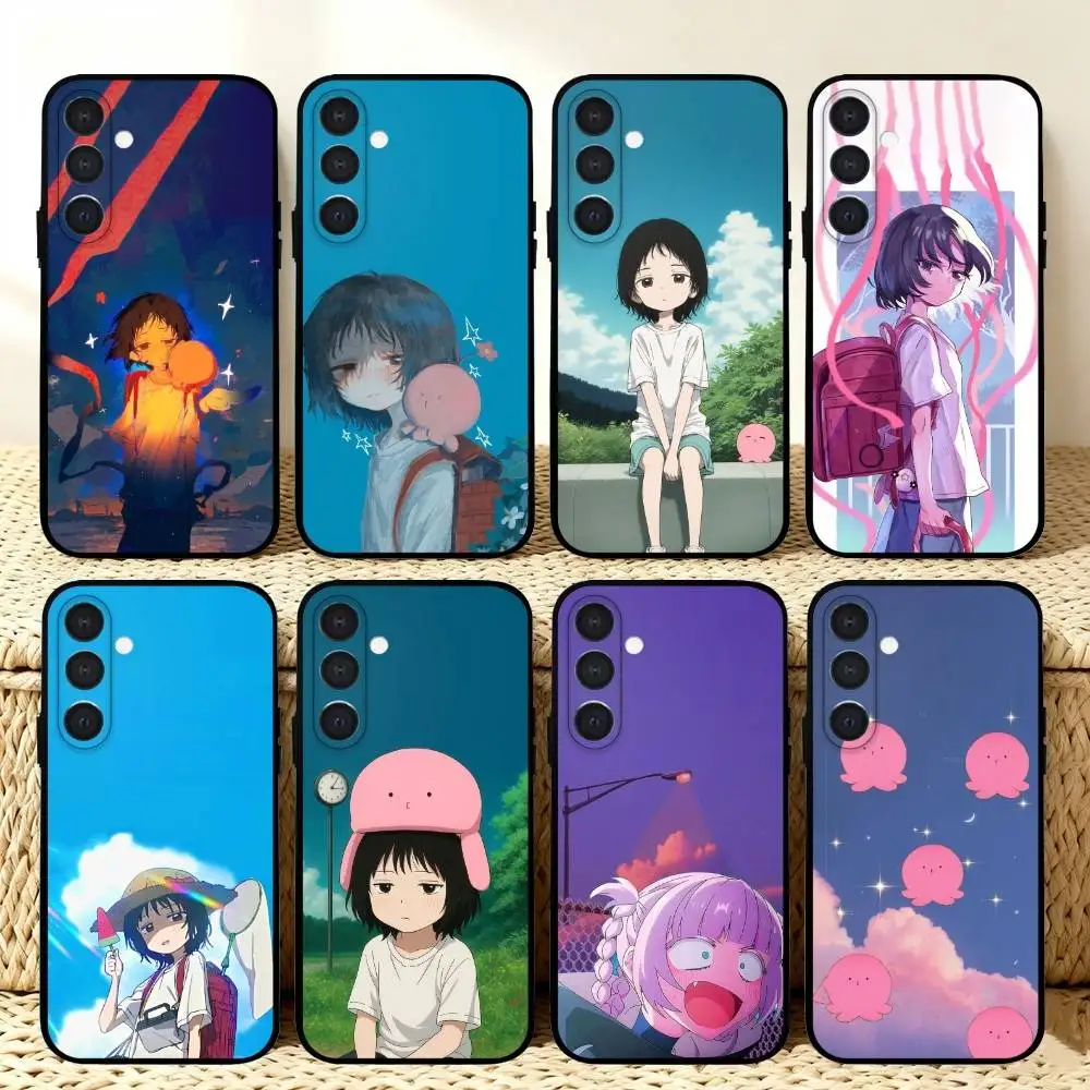 

T-Takopis O-Original Sin Phone Case For Samsung A73,A21s,A22,A31,A32,A52,A53,A71,A80,Soft Black Shell