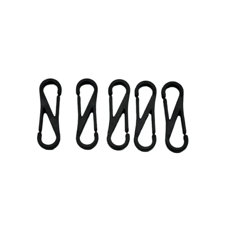 39 pcs Plastic Spring Hooks, Lightweight Plastic for Bag Accessory Fixing, Multipurpose, Versatile, Practical