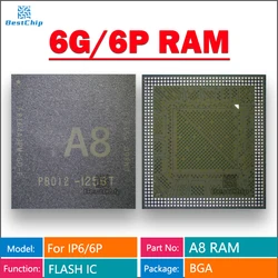 For iPhone 6/6P 6S/6SP 7 7PLUS 8 8P X XR /XS/MAX 11 12 /PRO/MAX A8 A9 A10 A11 A12 A13 A14 CPU Upper layer RAM  Chipset