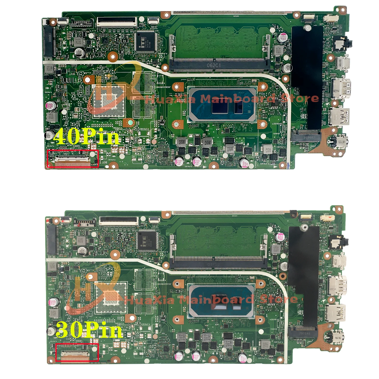 Placa-mãe portátil para ASUS, Mainboard para X512JA, X512JAW, X512JAU, V5000JA, X712JA, X512JF, X512JP, X512J, X712J, V5000J, S512J, S512J