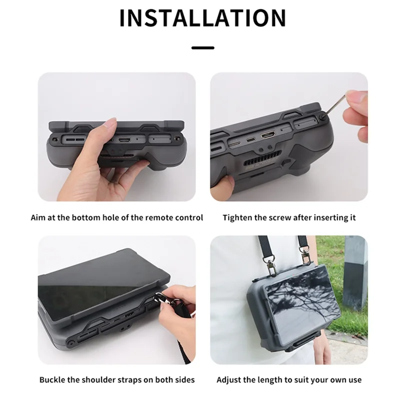 DIGIT-soporte de hebilla de correa para DJI RC Pro 2, soporte de gancho de placa de montaje de pantalla de Control para accesorio DJI Mavic 4 Pro