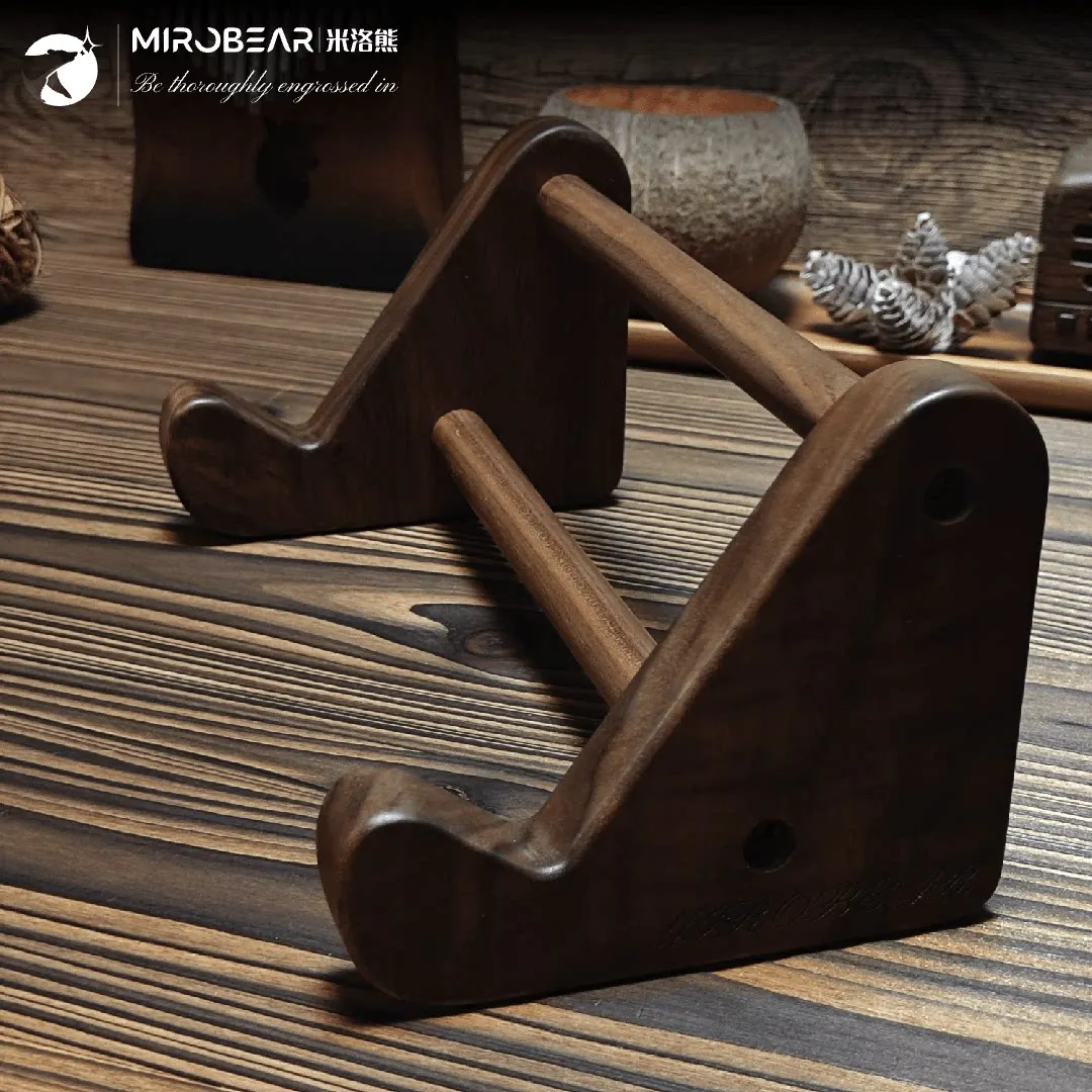 

Solid Wood Black Walnut Wood Keyboard Storage Rack Collection Display Tablet Stand Keyboard Holder Storage Accessories Gifts