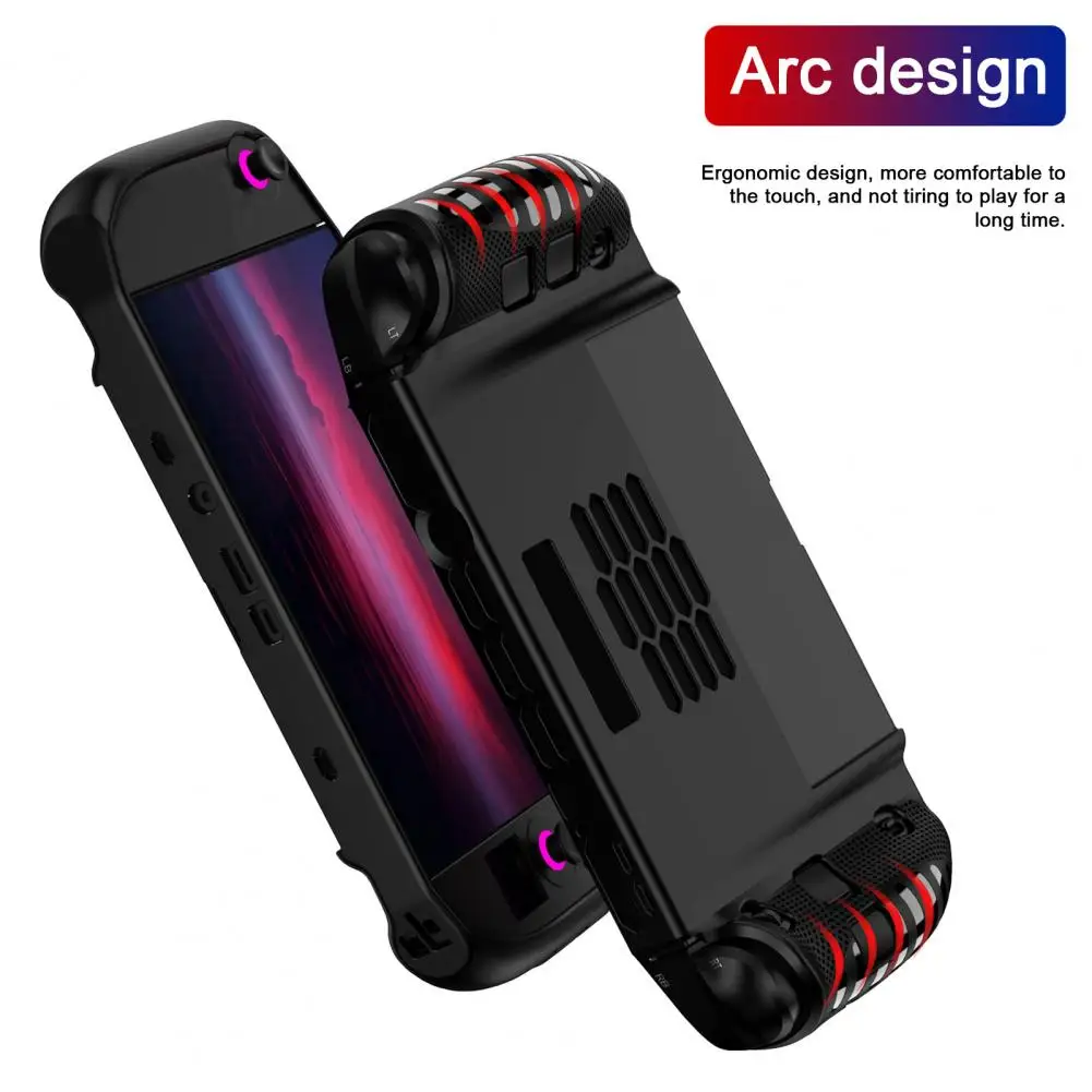 غطاء حماية لآلة الألعاب، جراب واقٍ مقاوم للصدمات لوحدة التحكم في الألعاب المحمولة Legion Go 2، غطاء ناعم من الجلد للألعاب