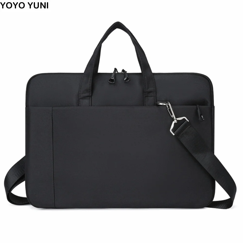 

Shoulder Strap Business Laptop Bag Briefcase 14 Inch Portable Laptop Bags Waterproof with Handle Laptop Shoulder Bag