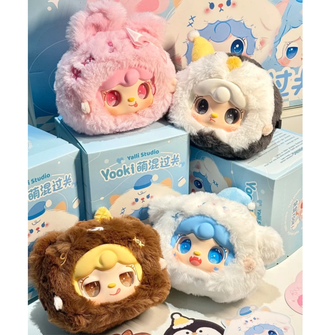 

Yooki Cute Mix Pass Series Dolls Blind Box Mystery Box Toys Cute Kawaii Model Lamb Pendant Trendy Backpack Decor Gift for Girl