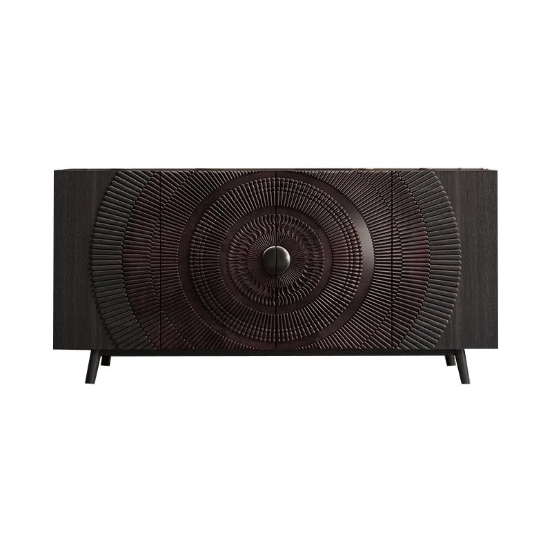Italian shoe cabinet, side cabinet, light luxury high-end villa tenant foyer entrance cabinet
