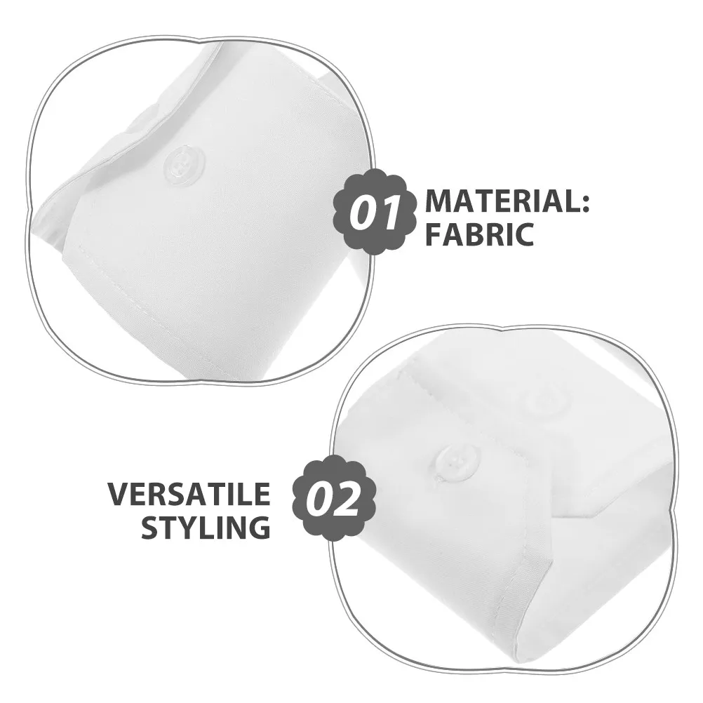 3Pairs Stylish Detachable Wrist Cuffs Women False Sleeve Cuffs Decorative Sleeve Accessories for Professional Formal Occasions