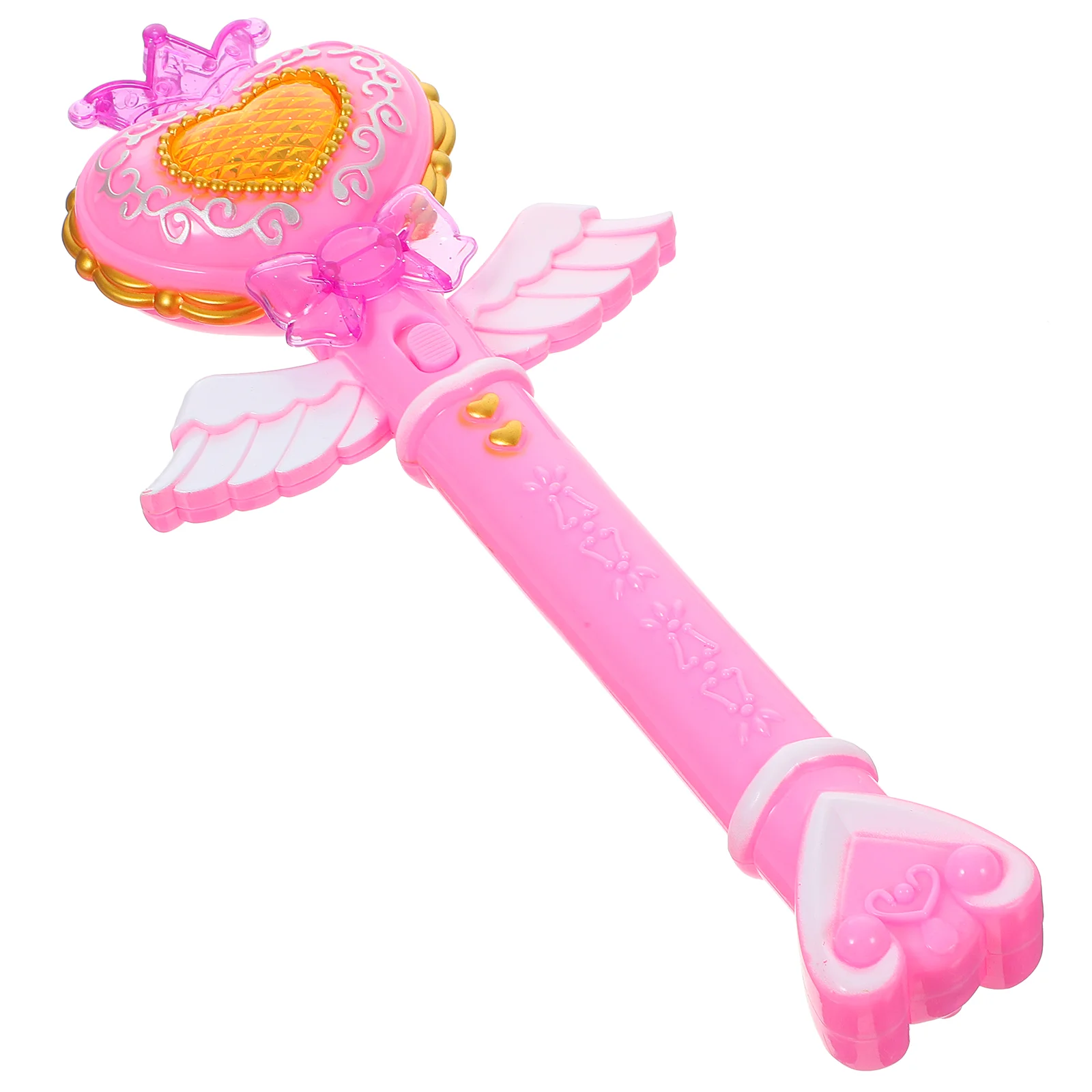 Children's Fairy Glowing Small Toys Popular Princess Set for Girls Plastic Snowflake Light Sticks