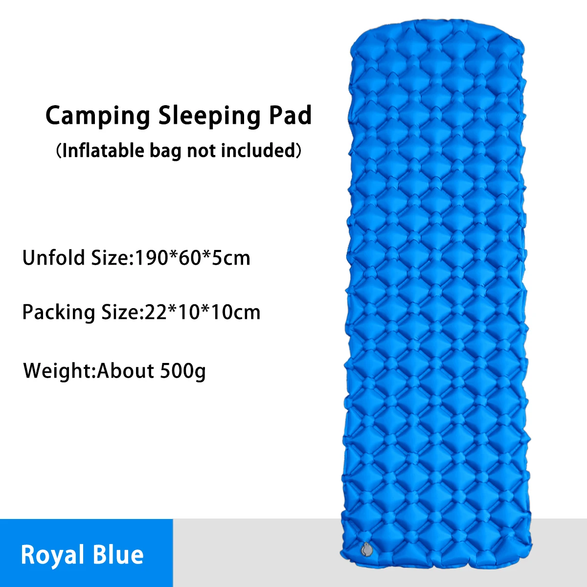 Camping Opblaasbare Matras In Tent Opvouwbare Kampeerbed Slaapkussen Picknick Deken Reizen Luchtmat Kampeeruitrusting