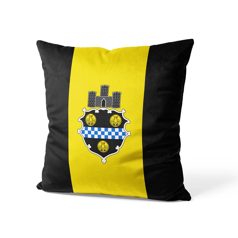 Aertemisi 18'' x 18'' Pittsburgh Pennsylvania Square Throw Pillow Cushion Covers Cases Pillowcases for Sofa 45cm x 45cm