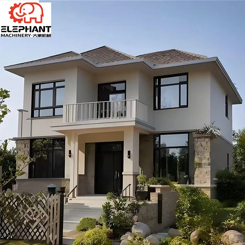 Luxury Villa Prefabricated Modern Apartment Light Steel Structure House with Galvanized Light Gauge Steel