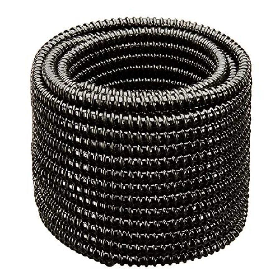 

Flexible PVC Water Garden Hose and Pond Tubing 1 Dia x 100 ft Thick Wall Non Kink Corrugated Blue US UL Sizing
