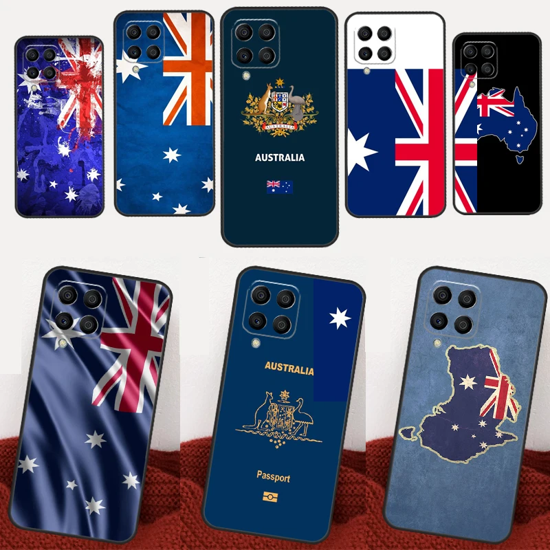 Australia Flag Case For Samsung Galaxy M32 M52 M12 M13 M23 M33 M53 M20 M21 M31 M51 M30s M14 M34 M54 Coque