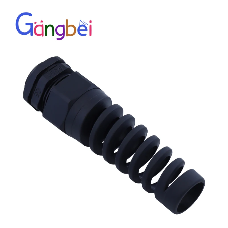 PG21 Spring loaded joint Torsion resistance type bending waterproof connectors Glen head protection cable joint Gangbei