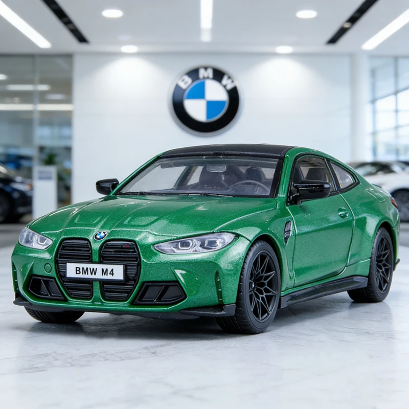 

1:32 BMW M4 IM G82 суперкар модель автомобиля из сплава с откатным звуком и светом детский подарок коллекция литая под давлением игрушечная модель