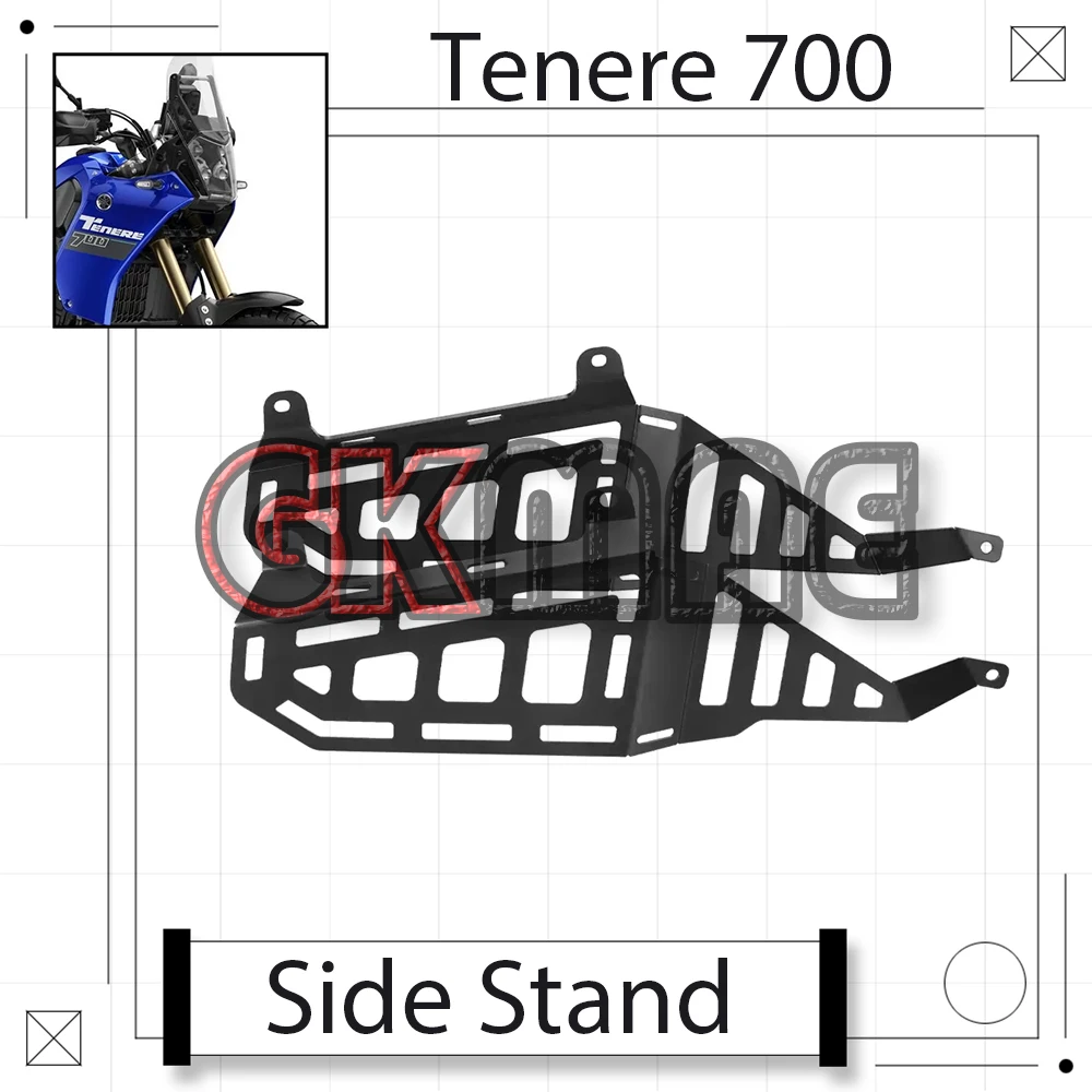 New For Yamaha Tenere 700 T7 T700 Motorcycle Modification Side Case Mount Side Luggage Rack Side Stand